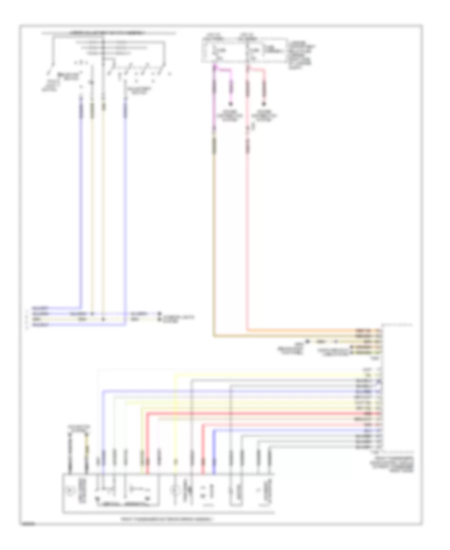 Memory Systems Wiring Diagram 3 of 3 for Audi S4 2011