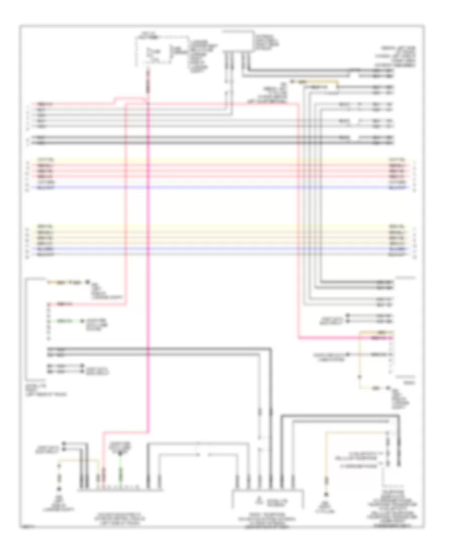 Navigation Wiring Diagram MMI 2 Standard 2 of 3 for Audi S4 2011
