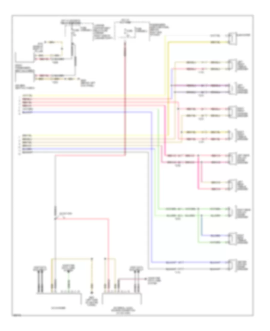 Navigation Wiring Diagram MMI 2 Standard 3 of 3 for Audi S4 2011