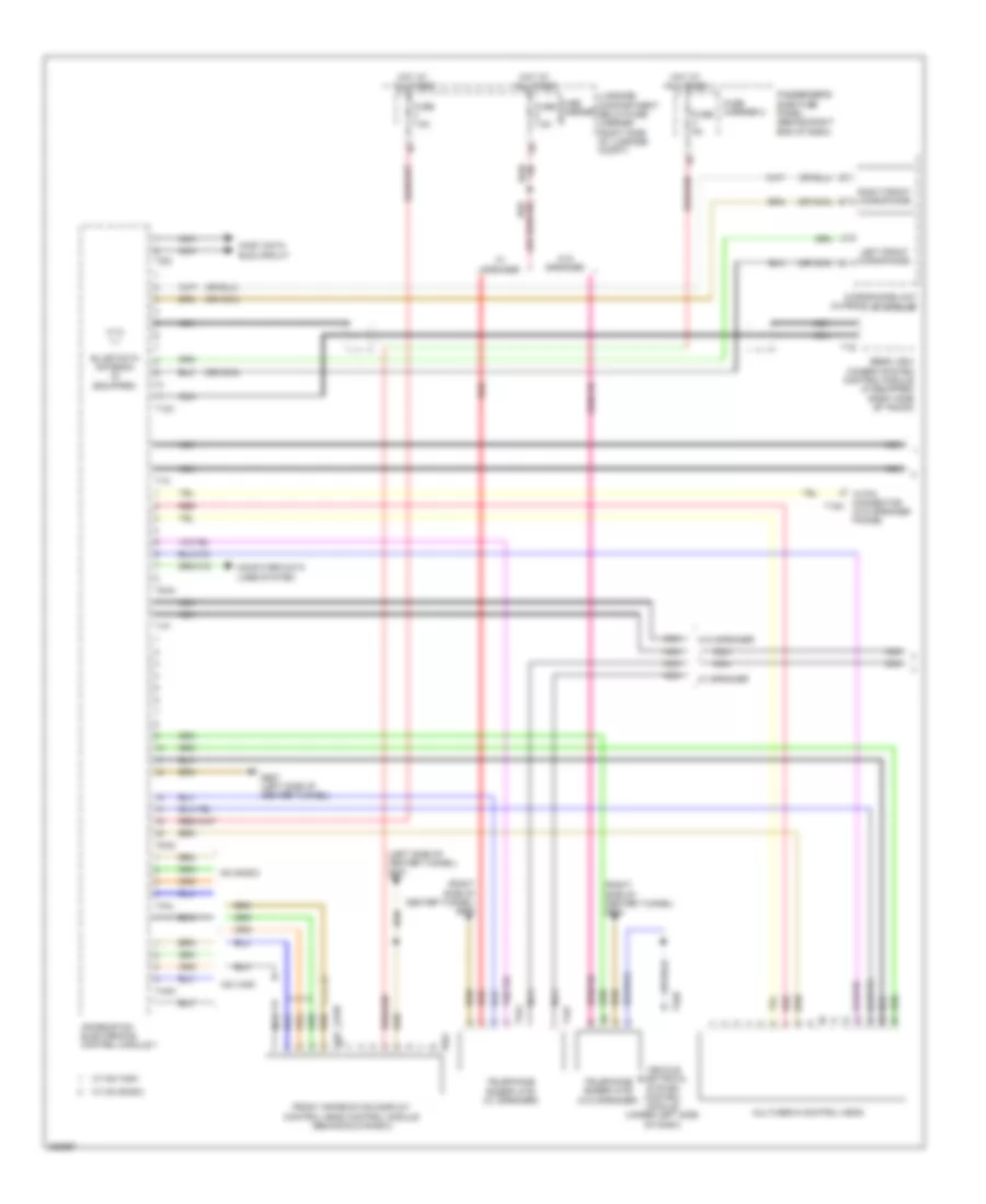 Multimedia Interface Wiring Diagram 1 of 2 for Audi S4 2011
