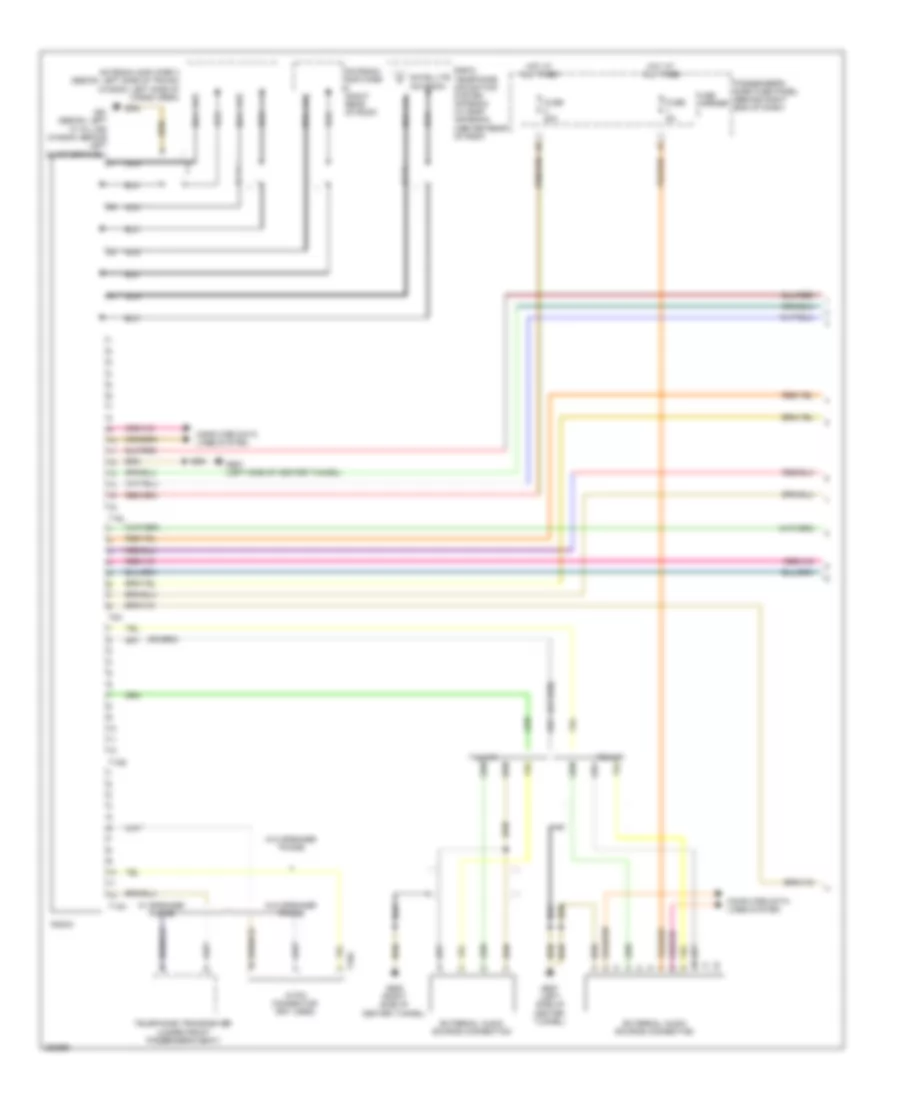 Radio Wiring Diagram Basic Infotainment 1 of 2 for Audi S4 2011