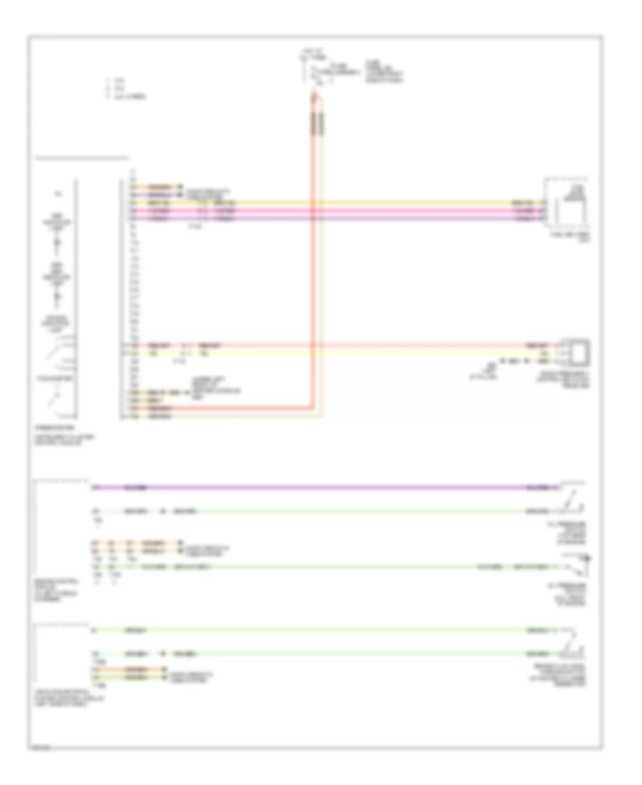 Instrument Cluster Wiring Diagram for Audi Q5 Prestige 2013