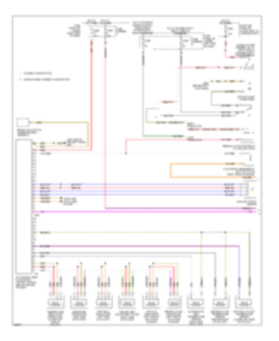 Automatic A C Wiring Diagram Basic 1 of 2 for Audi A5 Quattro 2009