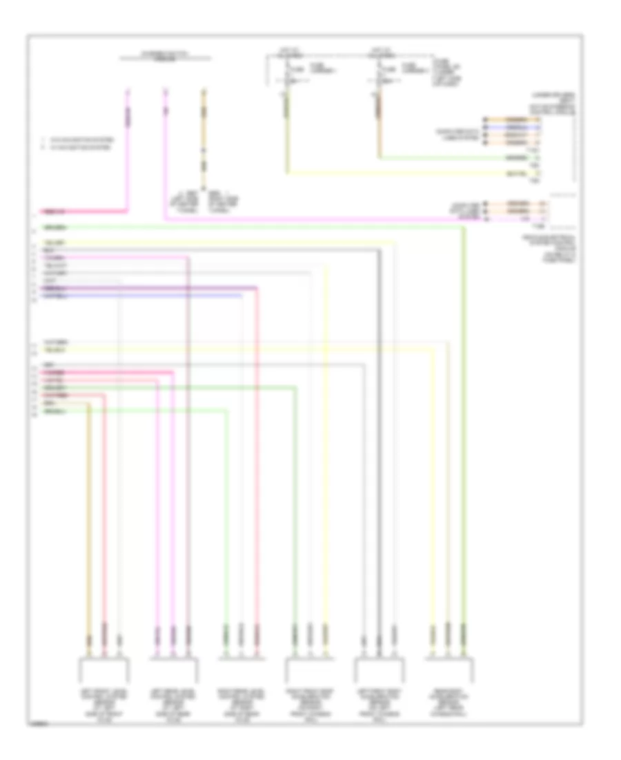 Electronic Suspension Wiring Diagram (2 of 2) for Audi A5 Quattro 2009
