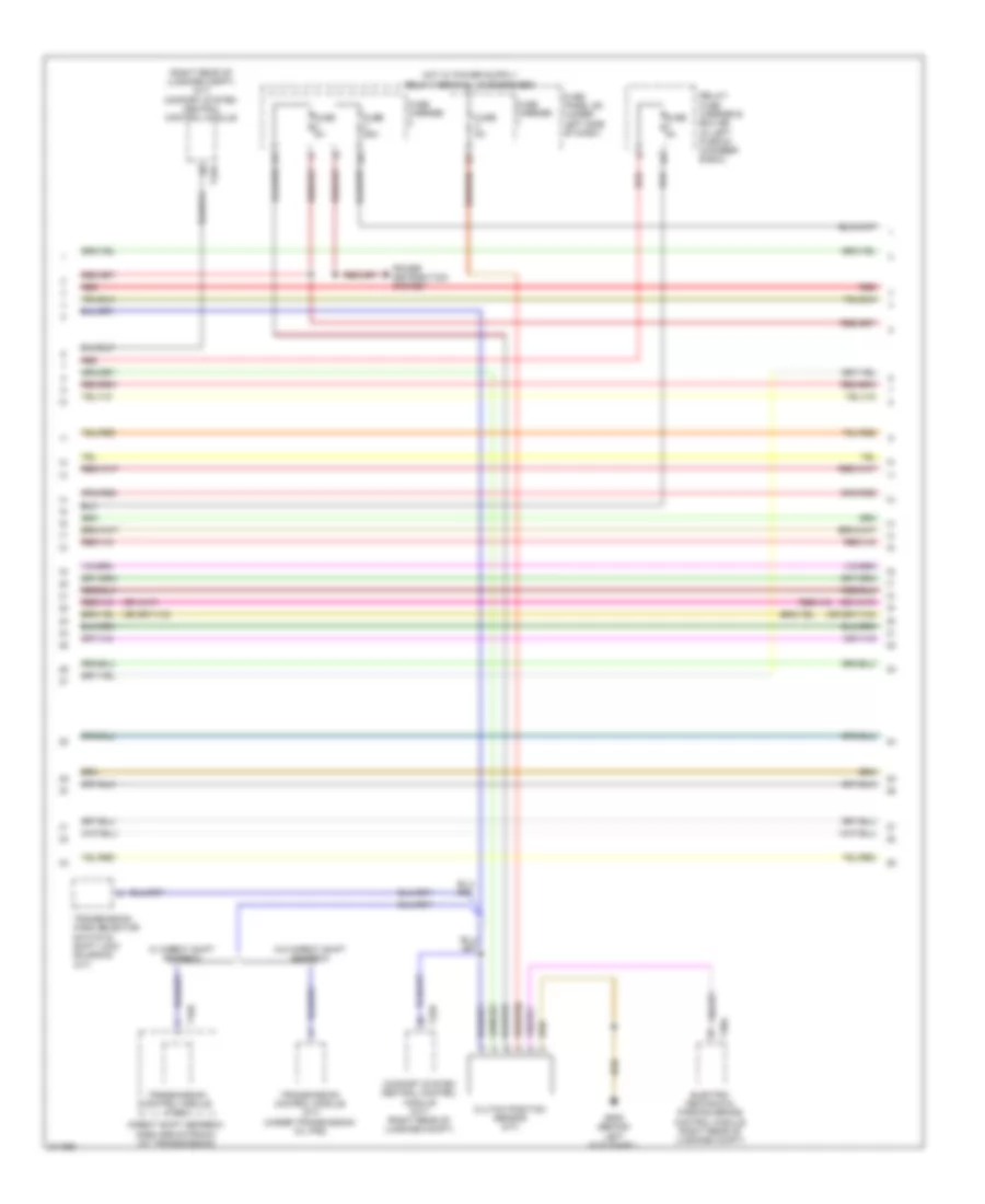 3.2L, Engine Performance Wiring Diagram (3 of 8) for Audi A5 Quattro 2009