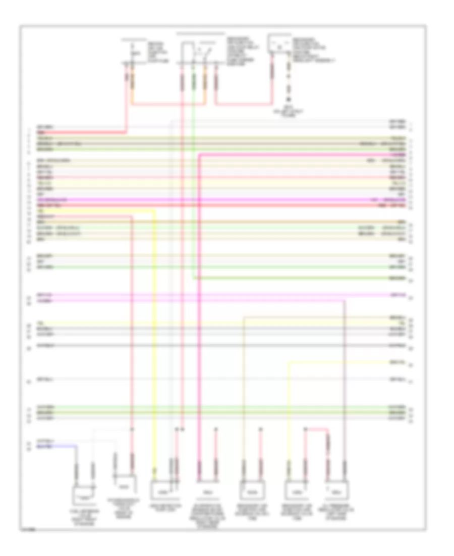 3.2L, Engine Performance Wiring Diagram (7 of 8) for Audi A5 Quattro 2009
