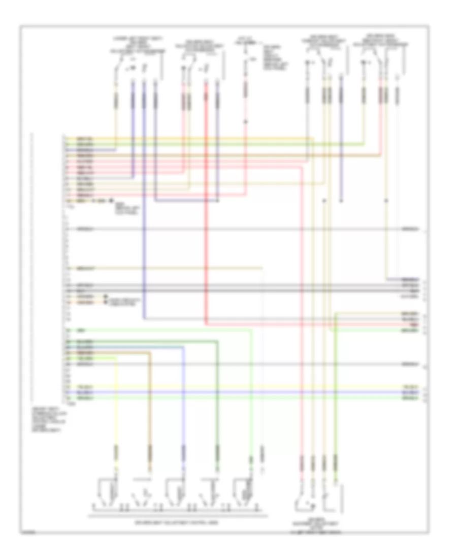 Driver s Memory Seat Wiring Diagram 1 of 2 for Audi A5 Quattro 2009