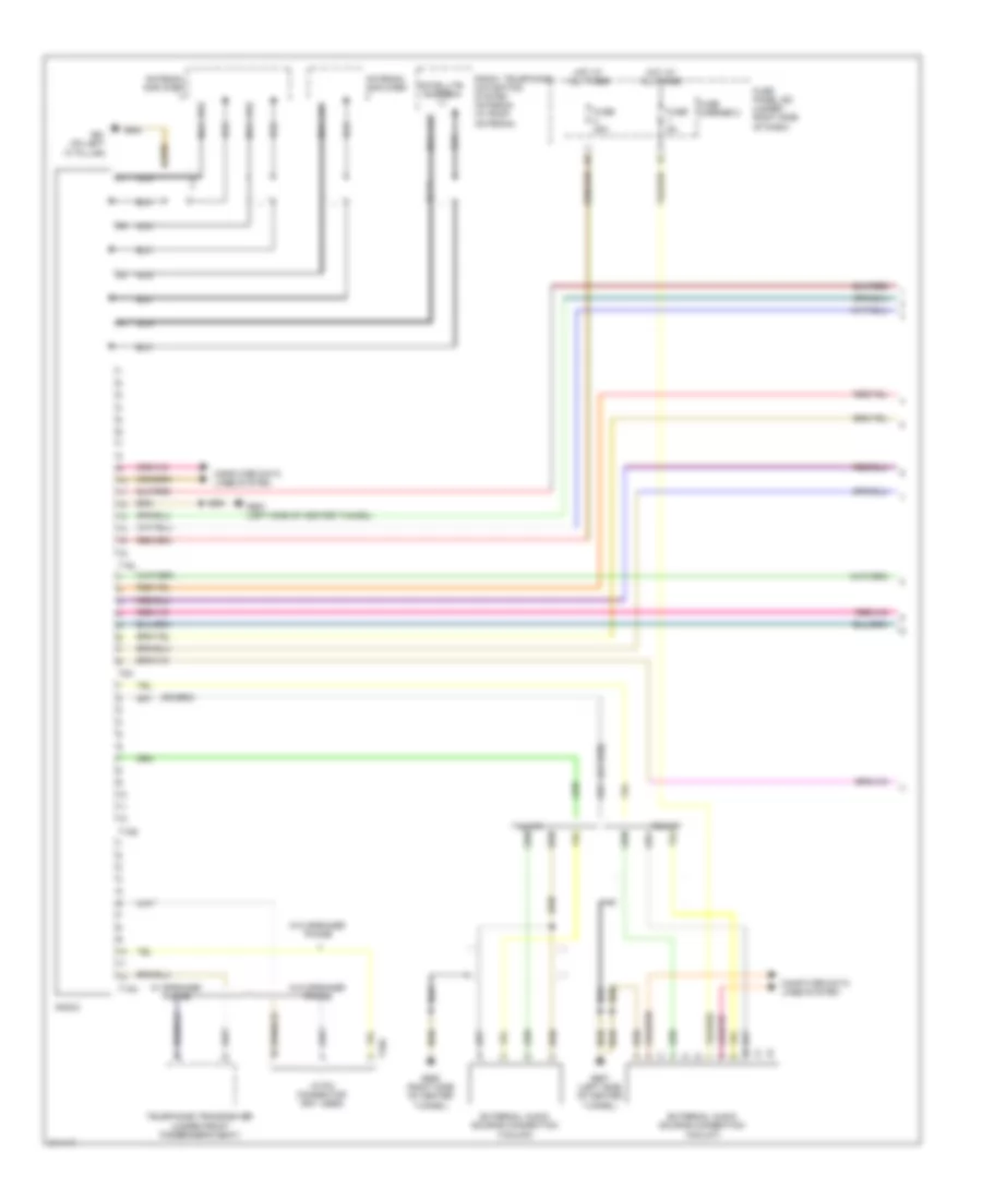 Radio Wiring Diagram Basic Infotainment 1 of 2 for Audi A5 Quattro 2009