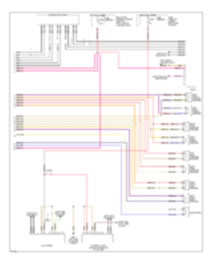 Radio Wiring Diagram, Premium MMI (3 of 3) for Audi A5 Quattro 2009