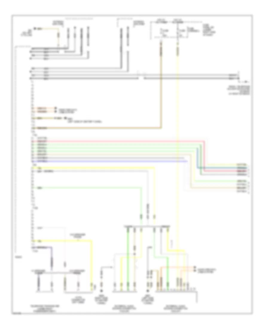 Radio Wiring Diagram Standard Infotainment 1 of 2 for Audi A5 Quattro 2009