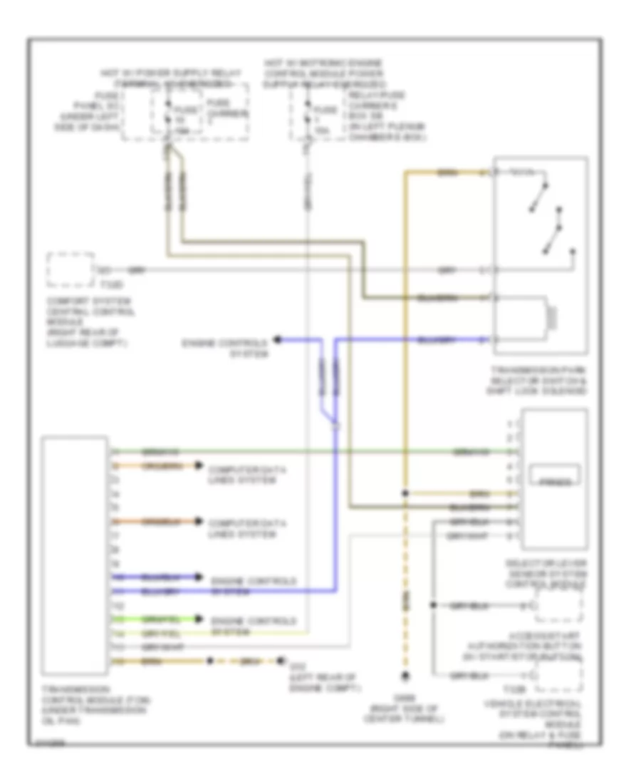 A T Wiring Diagram 6 Speed A T for Audi A5 Quattro 2009