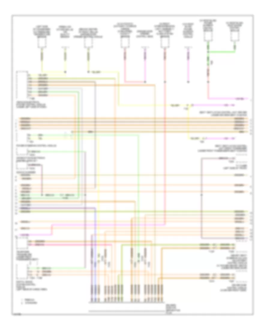 Computer Data Lines Wiring Diagram 2 of 3 for Audi S4 Premium Plus 2014