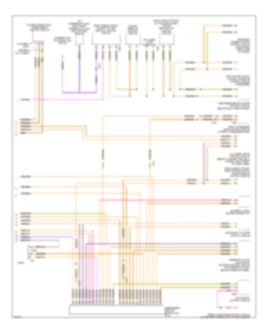 Computer Data Lines Wiring Diagram 3 of 3 for Audi S4 Premium Plus 2014