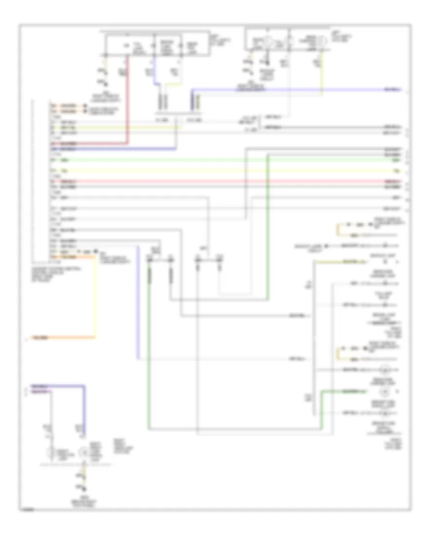 Exterior Lamps Wiring Diagram (3 of 4) for Audi S4 Premium Plus 2014