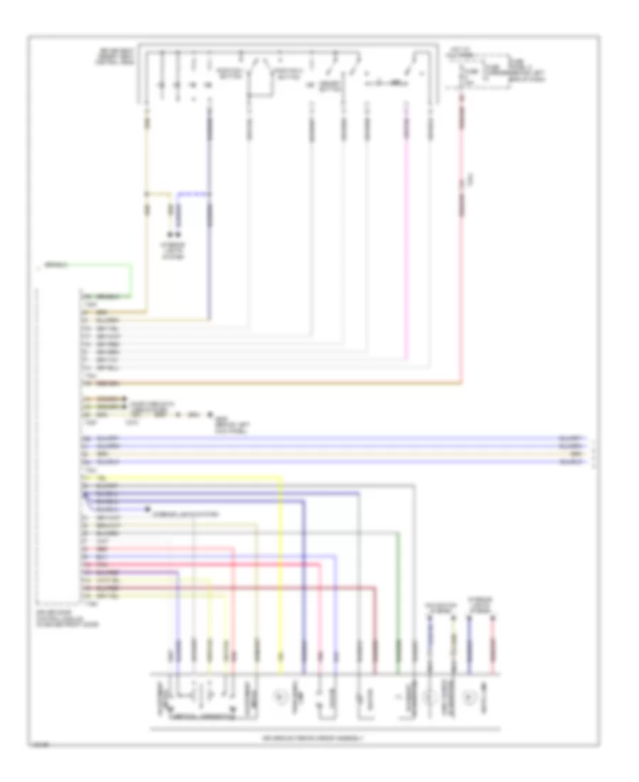 Memory Systems Wiring Diagram (2 of 3) for Audi S4 Premium Plus 2014