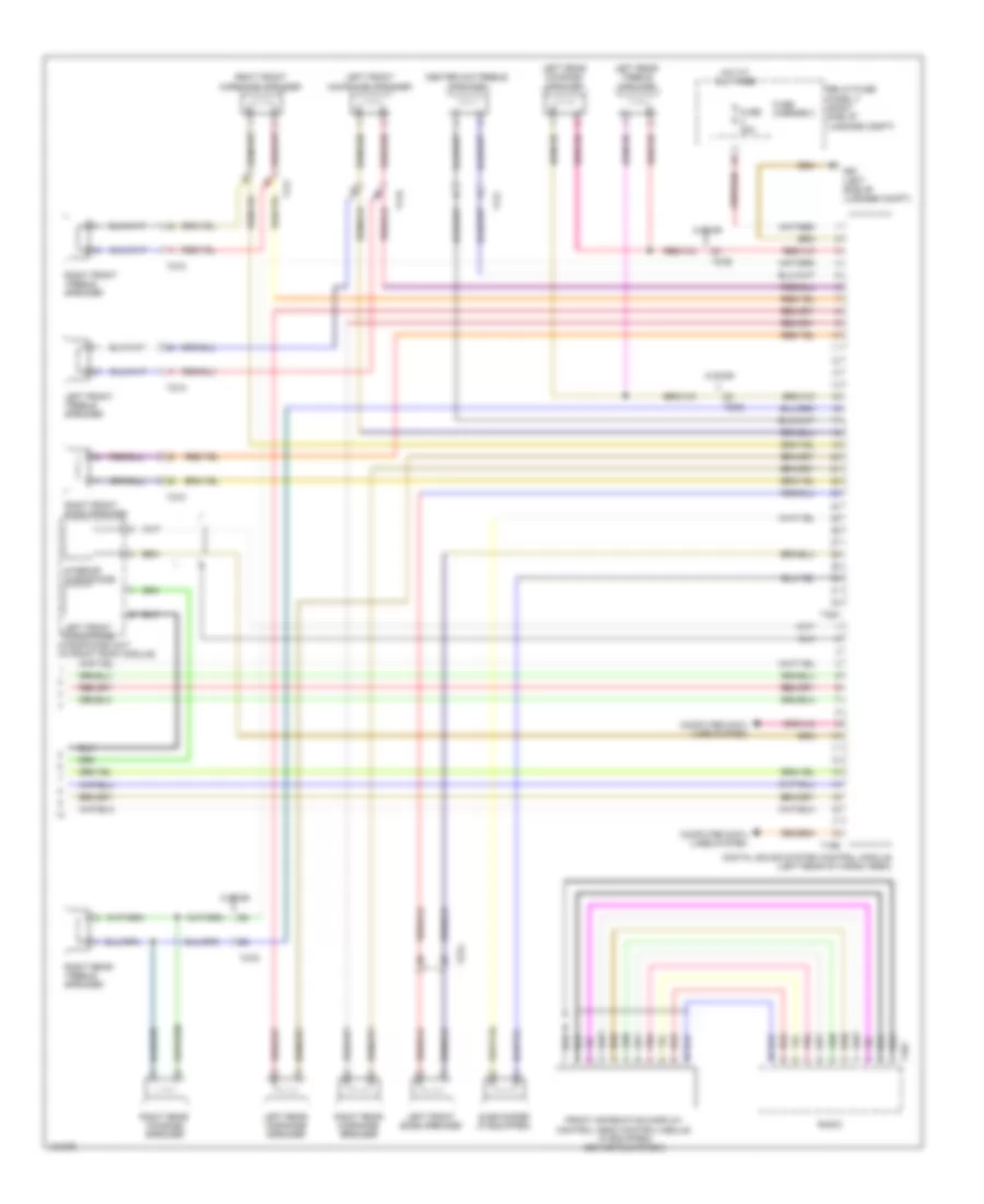 Radio Wiring Diagram Premium Infotainment 2 of 2 for Audi S4 Premium Plus 2014