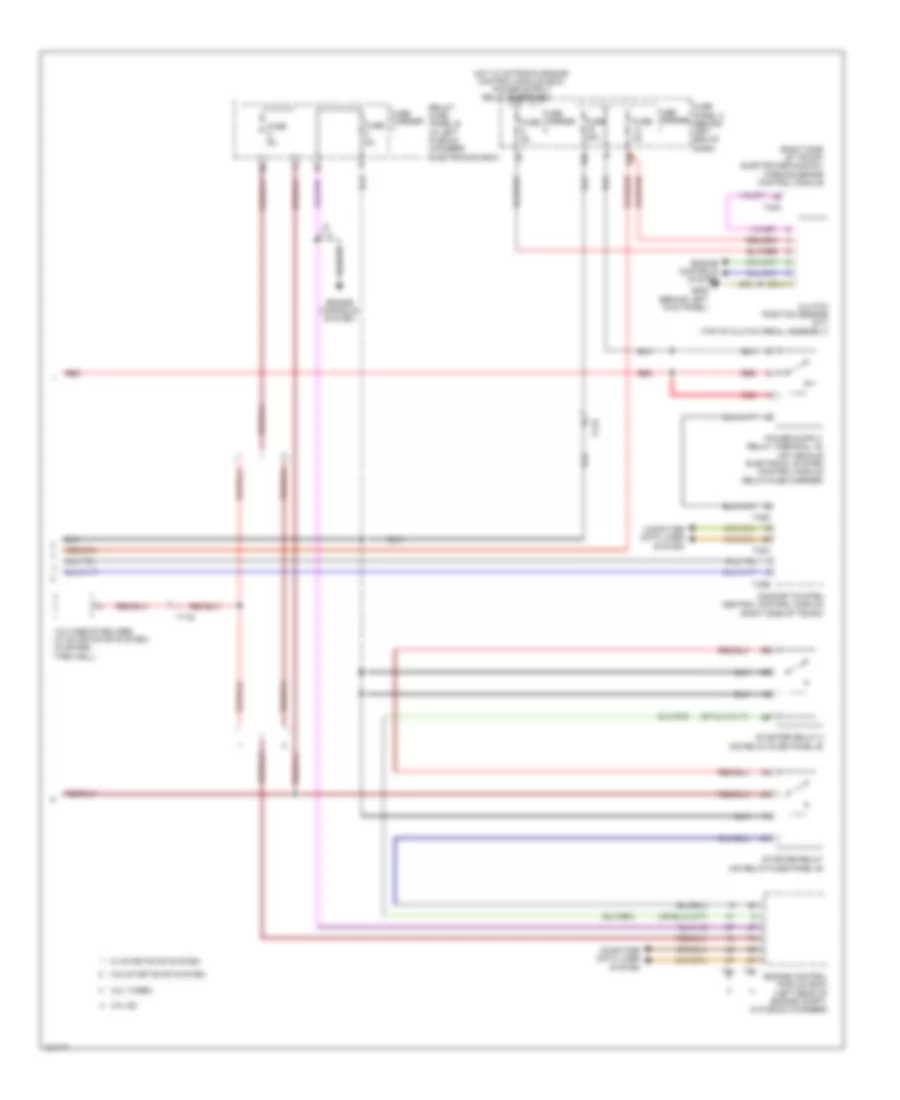 Starting Wiring Diagram (2 of 2) for Audi S4 Premium Plus 2014