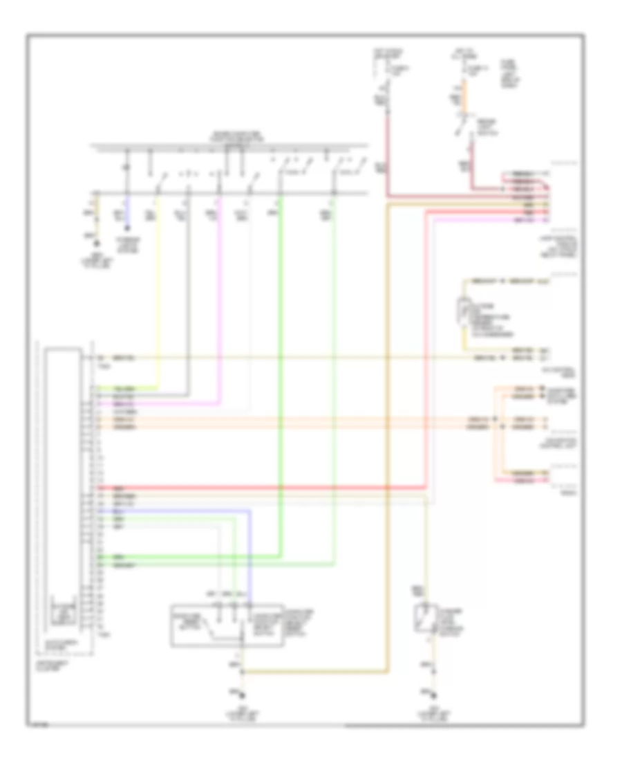 Auto Check System Wiring Diagram for Audi allroad Quattro 2005