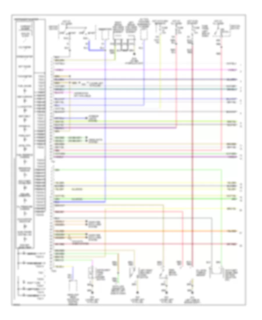 Instrument Cluster Wiring Diagram (1 of 2) for Audi allroad Quattro 2005