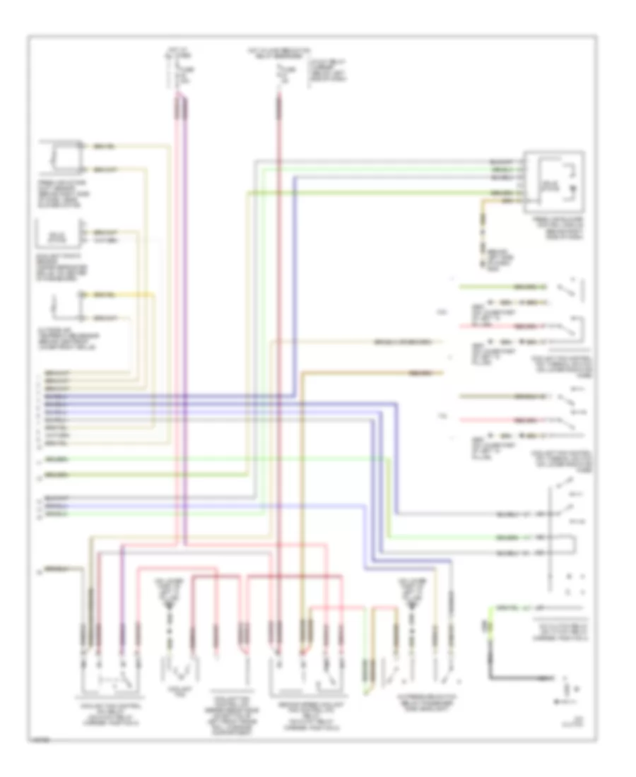 Automatic A C Wiring Diagram 2 of 2 for Audi A4 Avant Quattro 2000