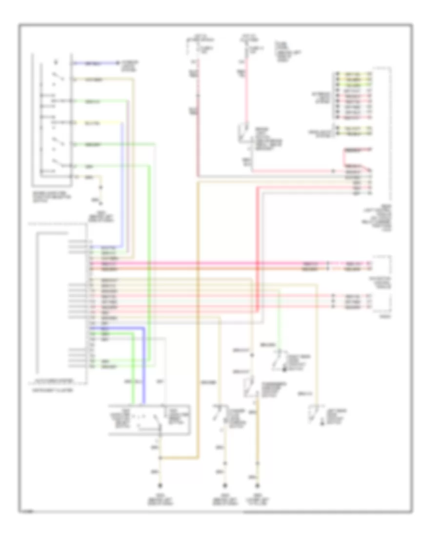 Auto Check System Wiring Diagram for Audi A4 Avant Quattro 2000