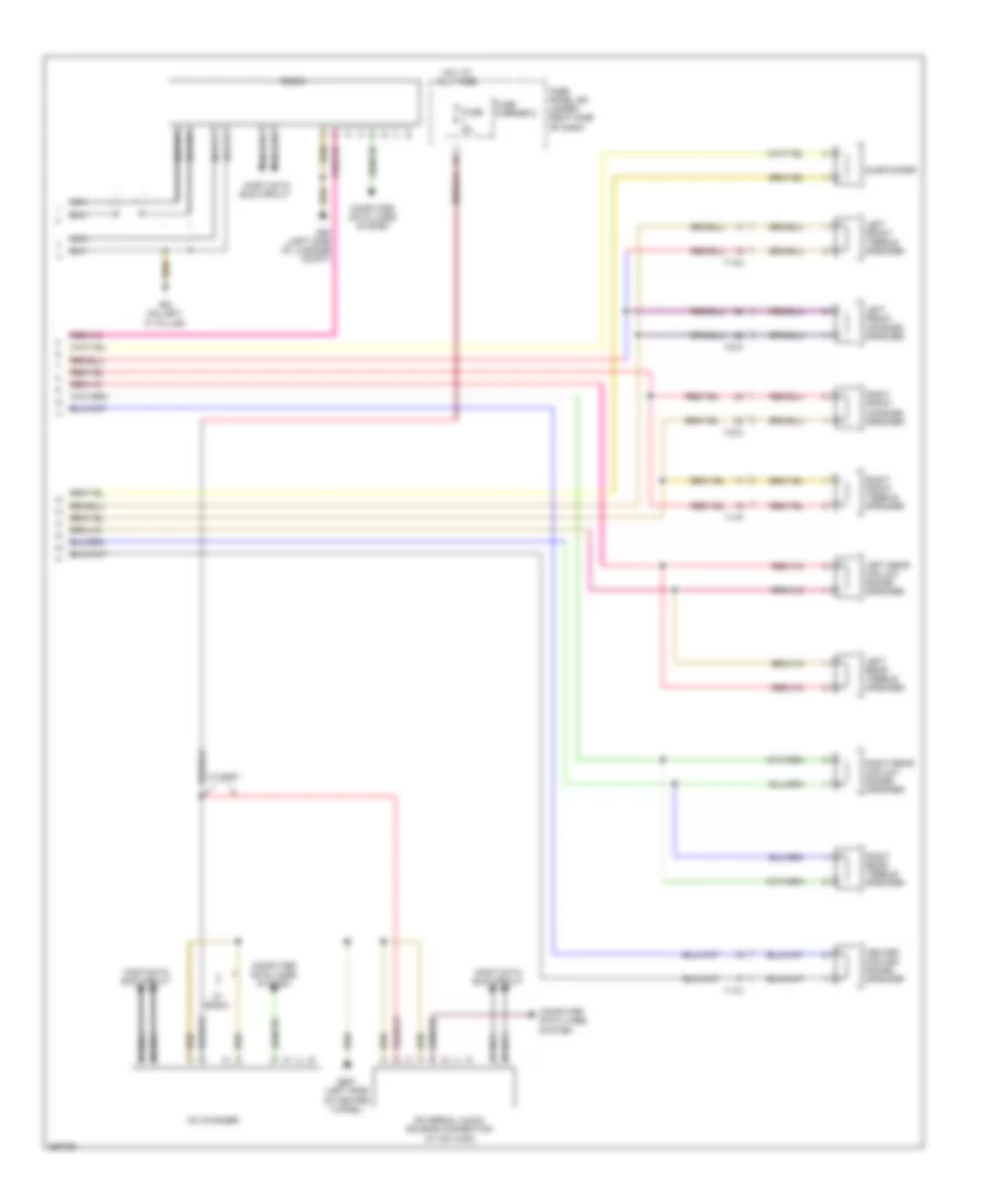 Radio Wiring Diagram, Coupe Standard MMI (3 of 3) for Audi S5 3.0T 2011