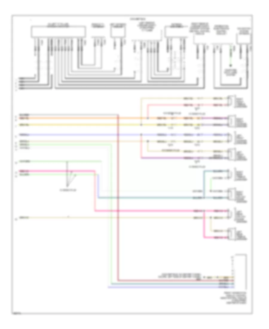 Radio Wiring Diagram, Basic Infotainment (2 of 2) for Audi S5 3.0T 2011