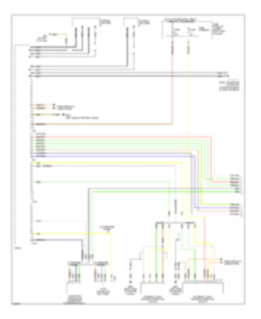 Radio Wiring Diagram, Coupe Premium Infotainment (1 of 2) for Audi S5 3.0T 2011