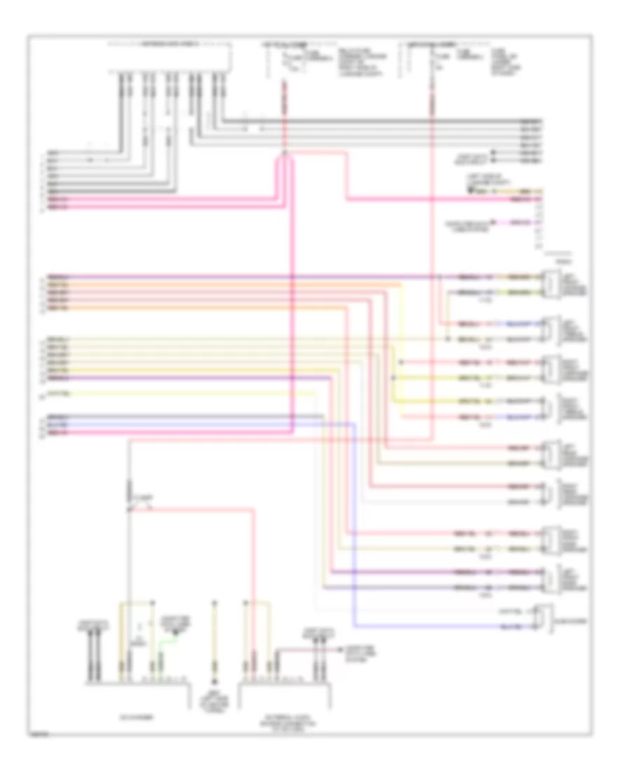 Radio Wiring Diagram, Coupe Premium MMI (3 of 3) for Audi S5 3.0T 2011