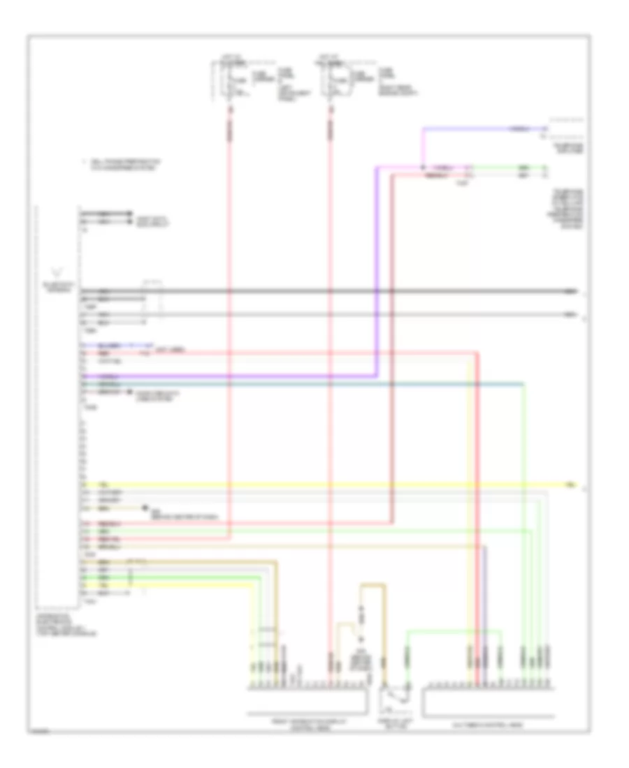 Navigation Wiring Diagram 1 of 2 for Audi Q7 Premium 2013