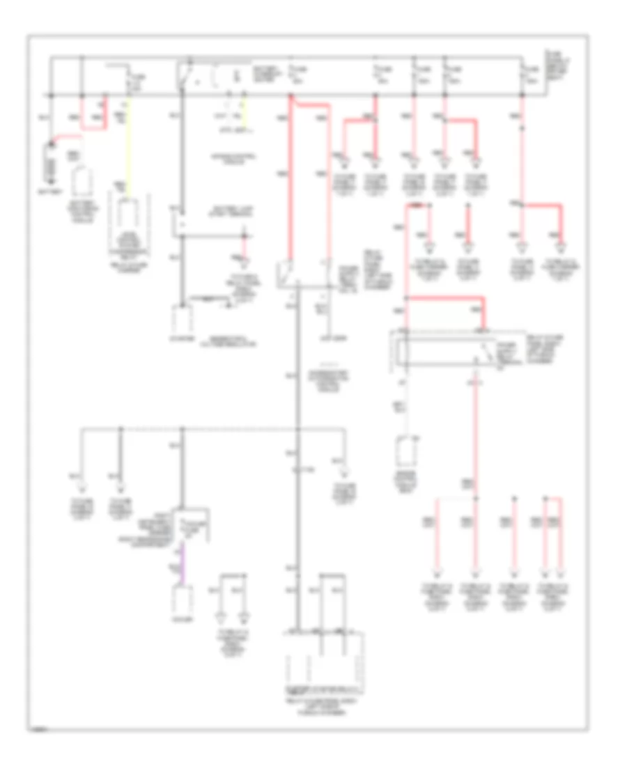 3 0L Turbo Diesel Power Distribution Wiring Diagram 1 of 7 for Audi Q7 Premium 2013