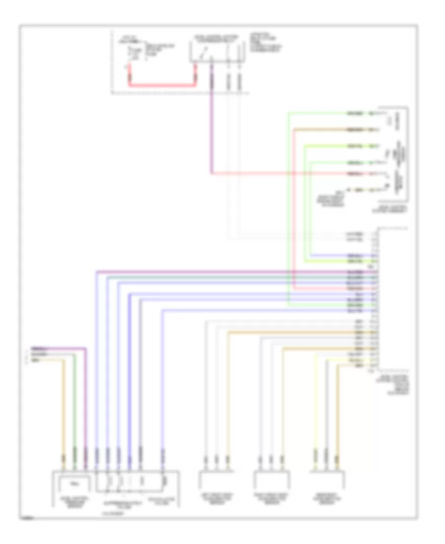 Electronic Suspension Wiring Diagram 2 of 2 for Audi A6 2009