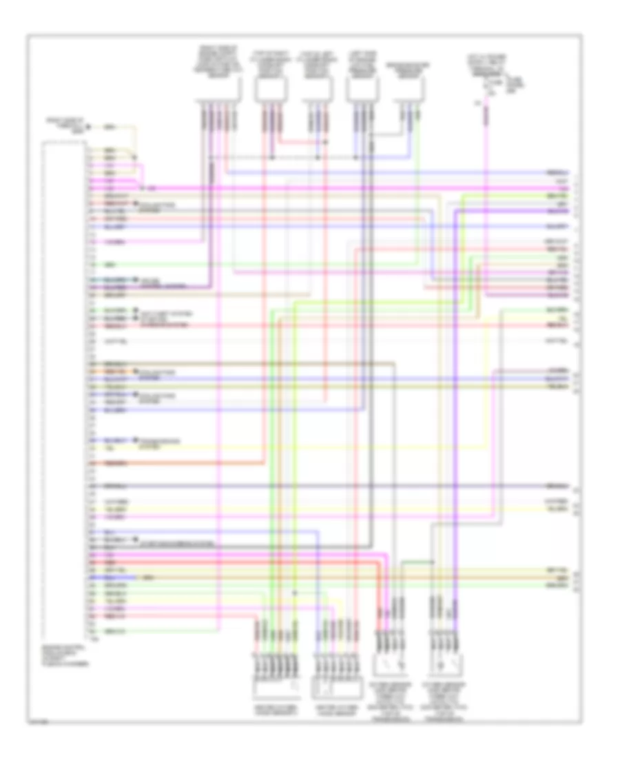 4.2L, Engine Performance Wiring Diagram (1 of 5) for Audi A6 2009