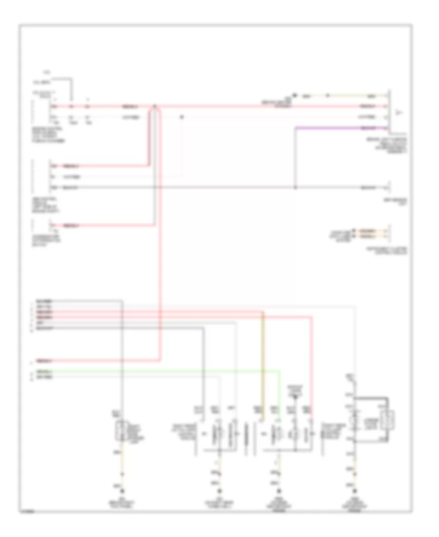 Exterior Lamps Wiring Diagram, Wagon (2 of 2) for Audi A6 2009