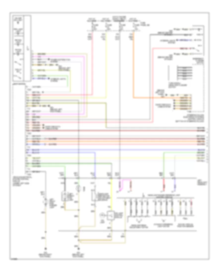 Headlights Wiring Diagram with Adaptive Headamps 1 of 2 for Audi A6 2009