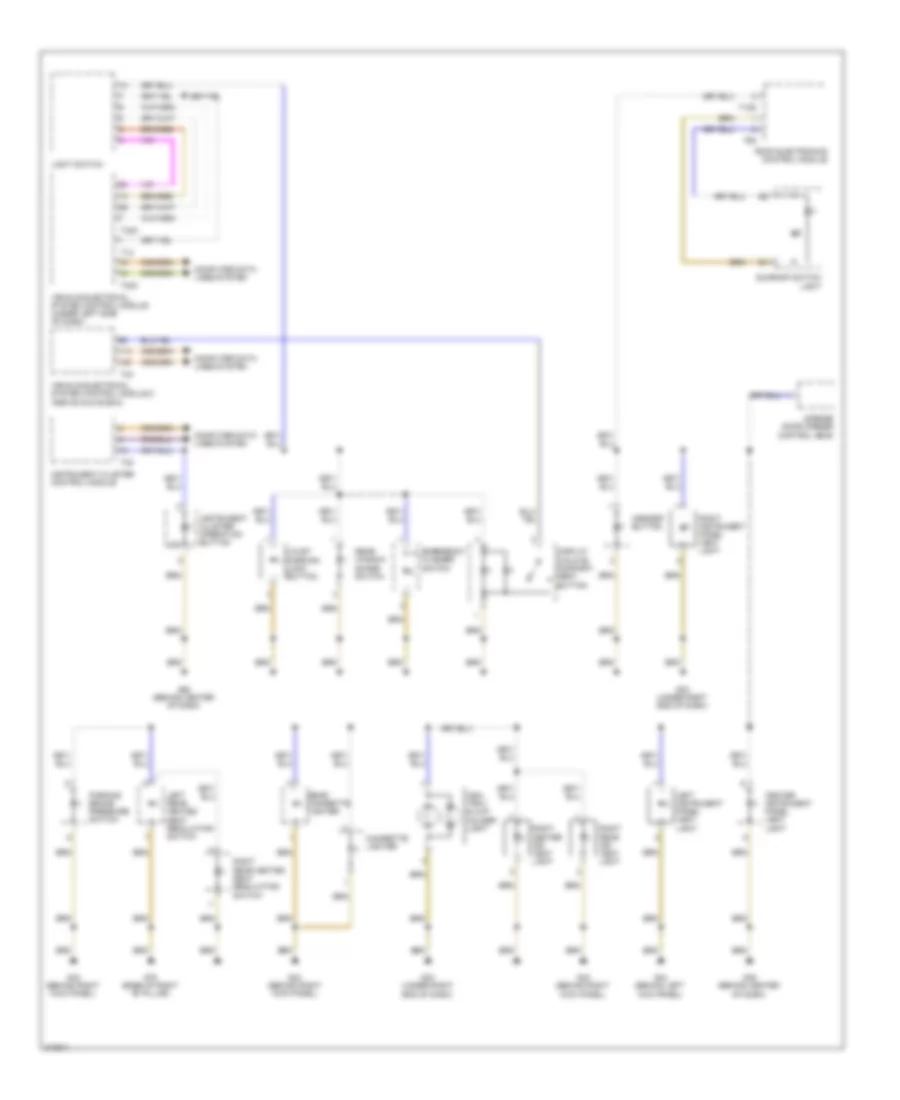 Instrument Illumination Wiring Diagram (1 of 2) for Audi A6 2009