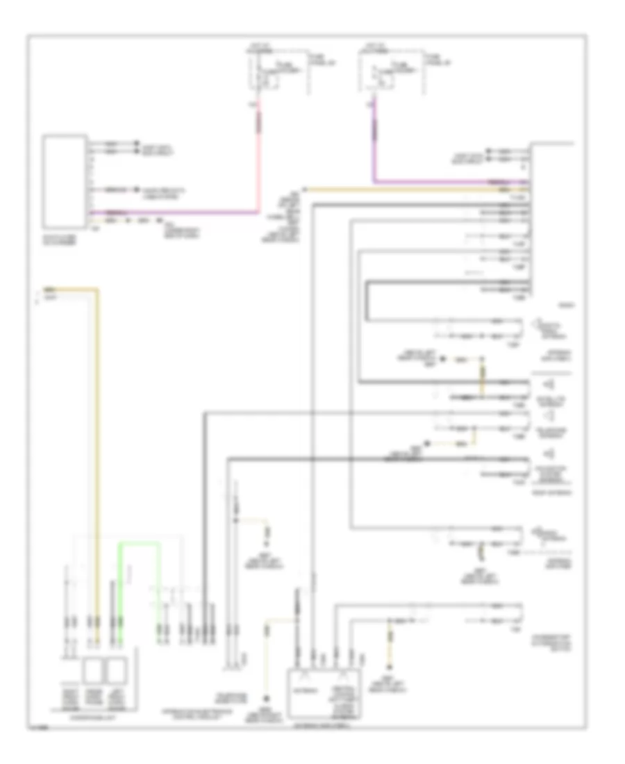 Radio Wiring Diagram Late Production with Bose 2 of 2 for Audi A6 2009