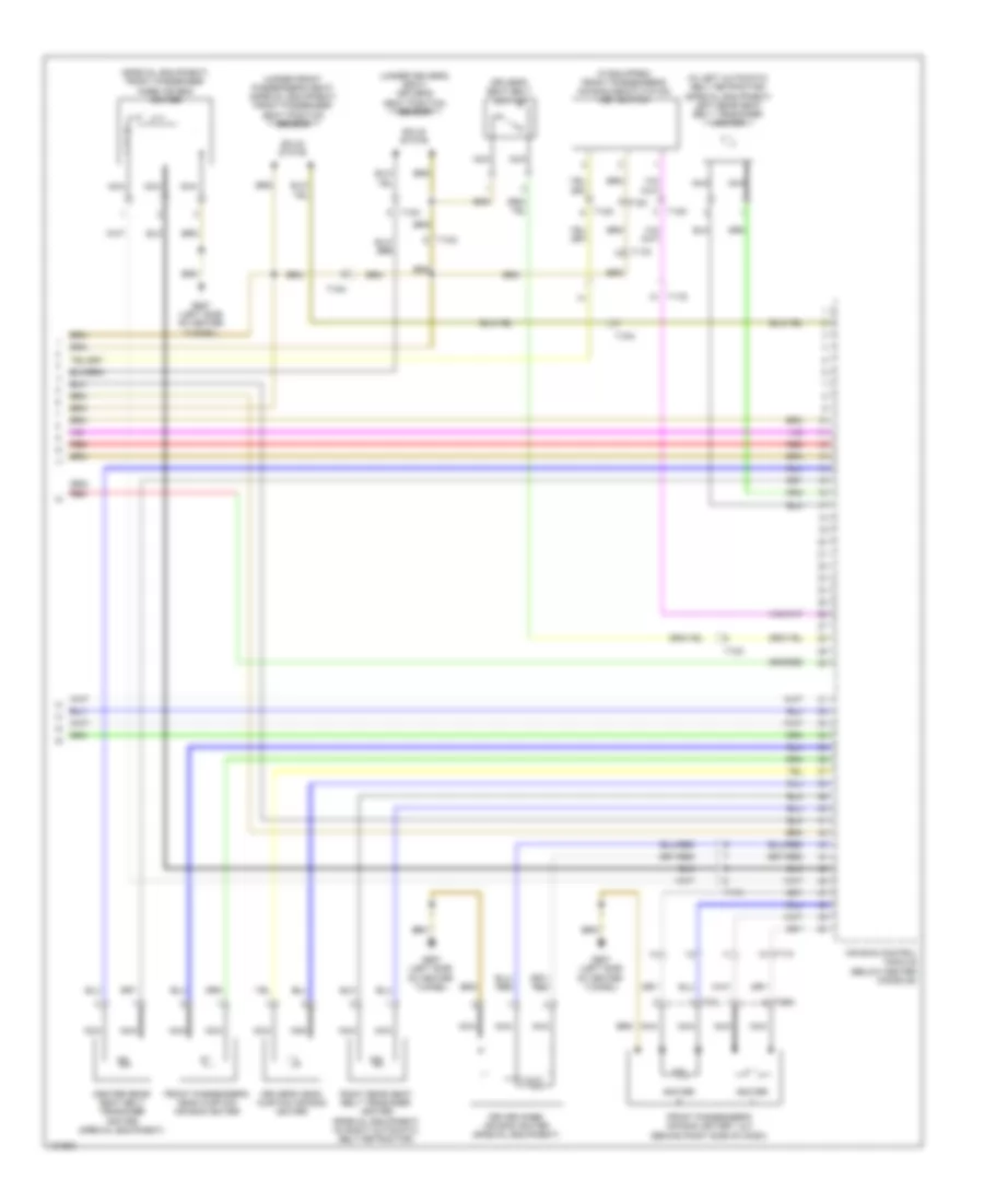 Supplemental Restraints Wiring Diagram 3 of 3 for Audi S4 Prestige 2014