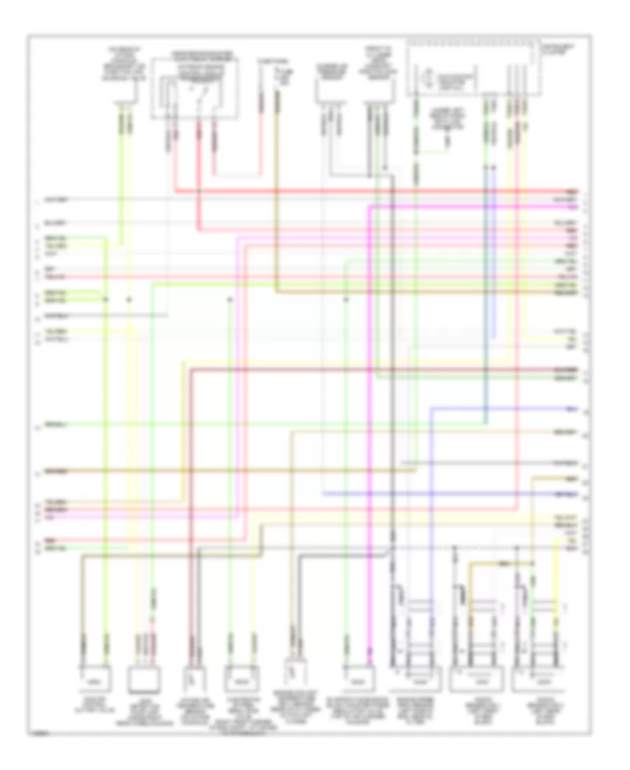 1.8L, Engine Performance Wiring Diagram (2 of 3) for Audi A4 Quattro 2000