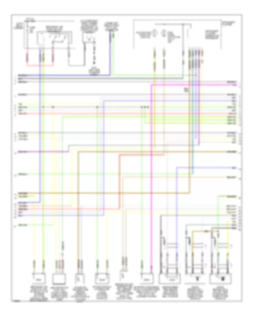 2.8L, Engine Performance Wiring Diagram (2 of 3) for Audi A4 Quattro 2000