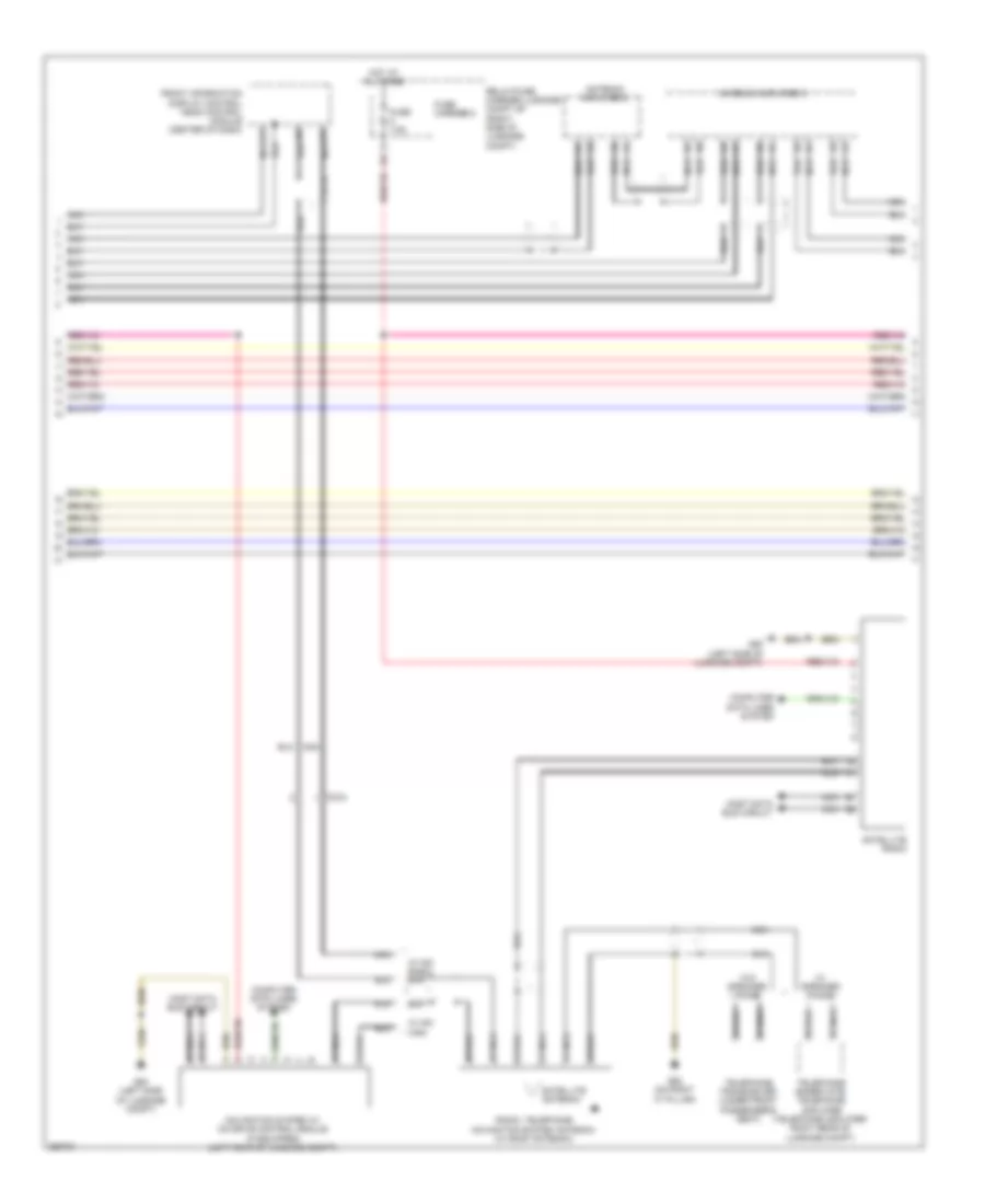 Radio Wiring Diagram, Coupe Standard MMI (2 of 3) for Audi S5 4.2 2011