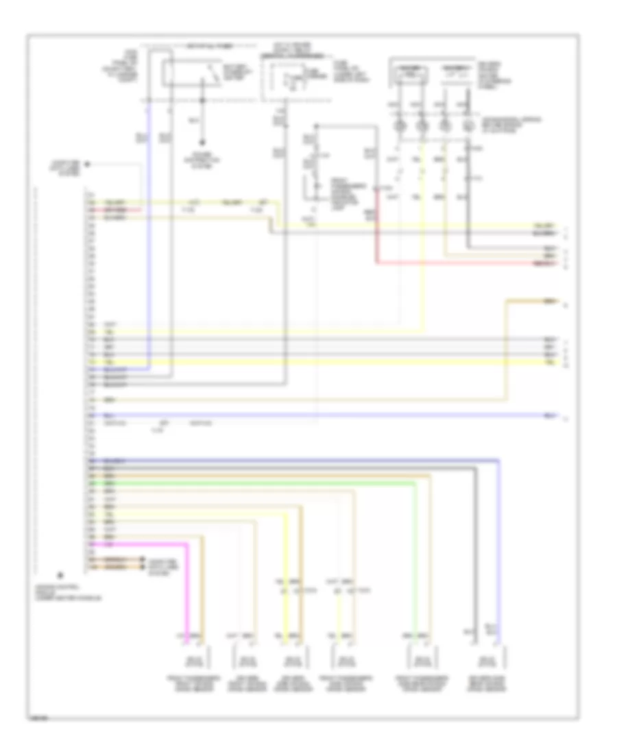 Supplemental Restraints Wiring Diagram 1 of 3 for Audi S5 4 2 2011