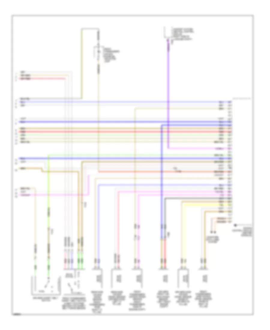 Supplemental Restraints Wiring Diagram 3 of 3 for Audi Q7 Premium Plus 2013