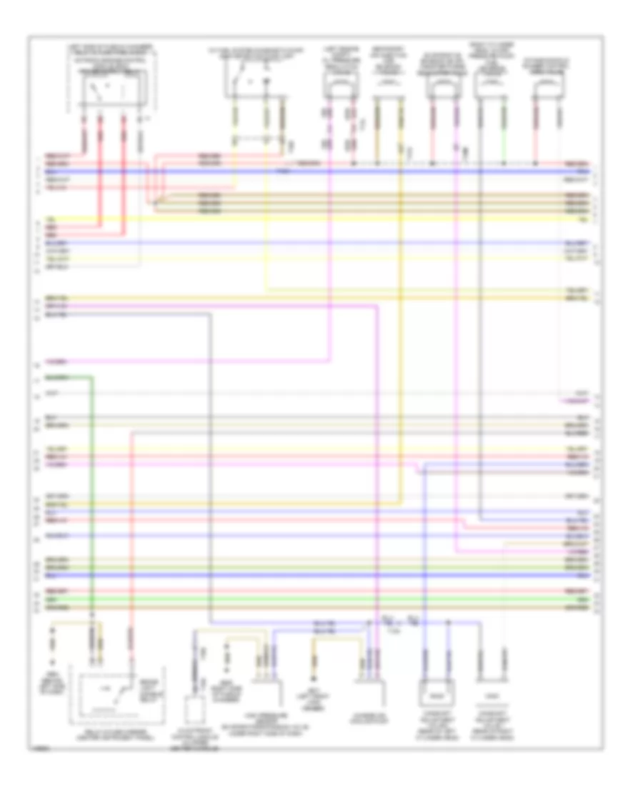 3.0L SC, Engine Performance Wiring Diagram (2 of 7) for Audi Q7 Premium Plus 2013