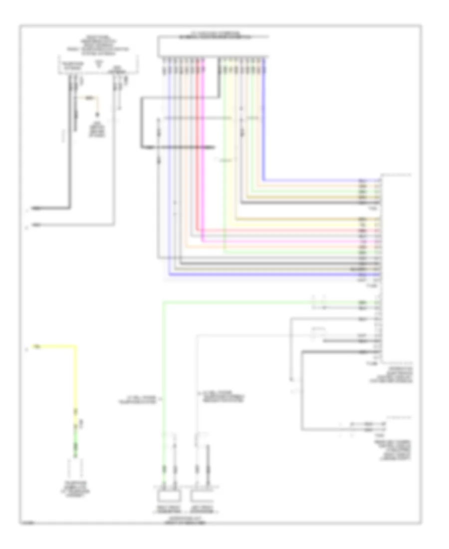 Multimedia Interface Wiring Diagram 2 of 2 for Audi Q7 Premium Plus 2013