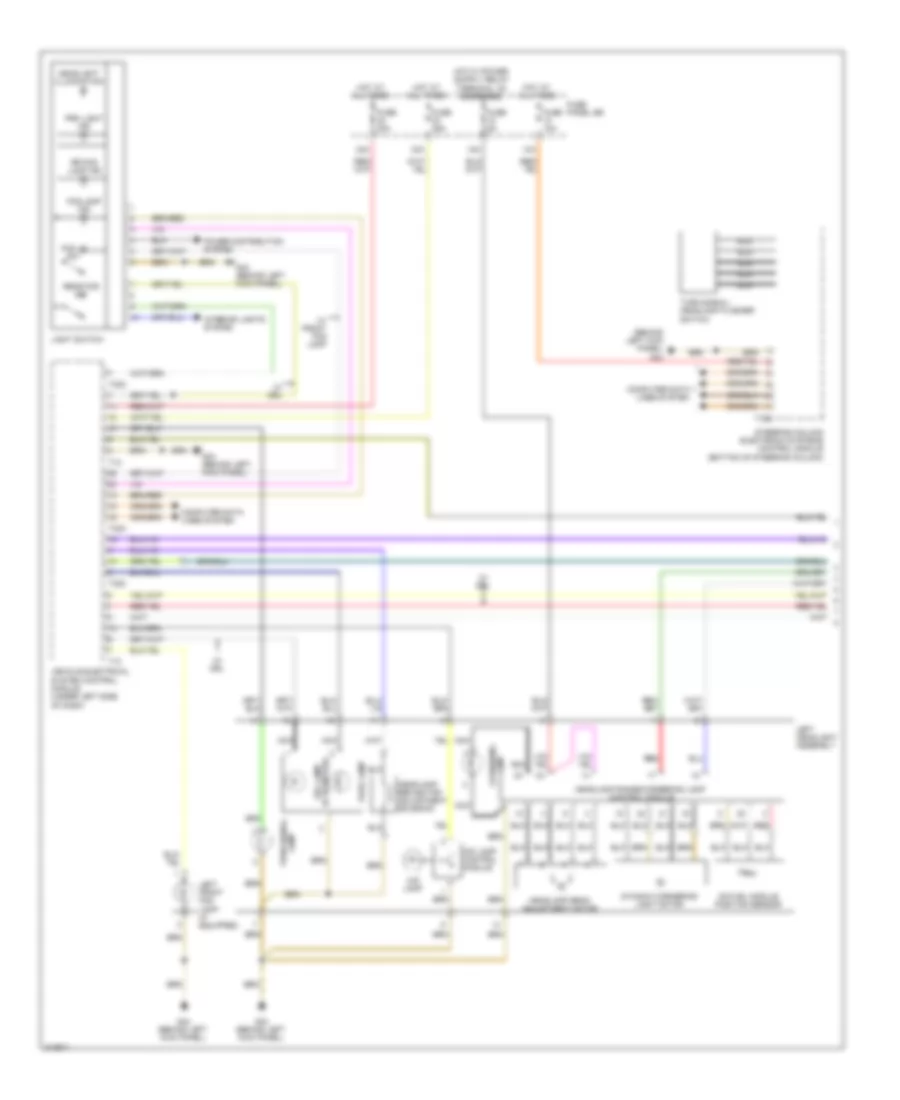 Headlights Wiring Diagram without Adaptive Headlights with Cornering Lamps 1 of 2 for Audi A6 Avant Quattro 2009