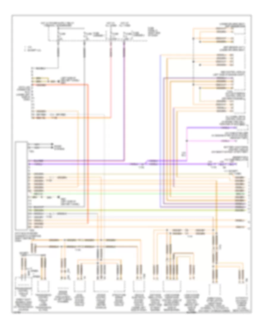 Computer Data Lines Wiring Diagram 1 of 3 for Audi S5 Premium Plus 2014