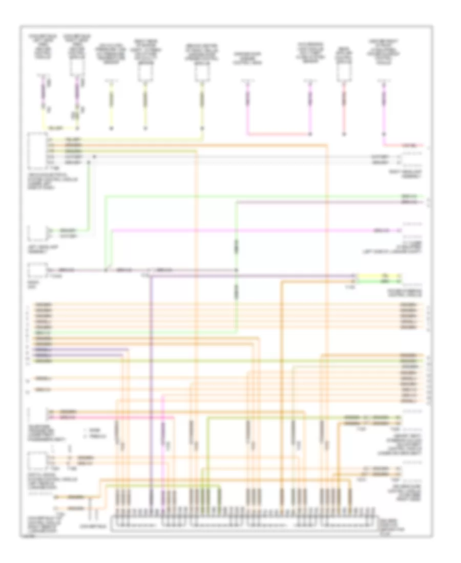 Computer Data Lines Wiring Diagram 2 of 3 for Audi S5 Premium Plus 2014