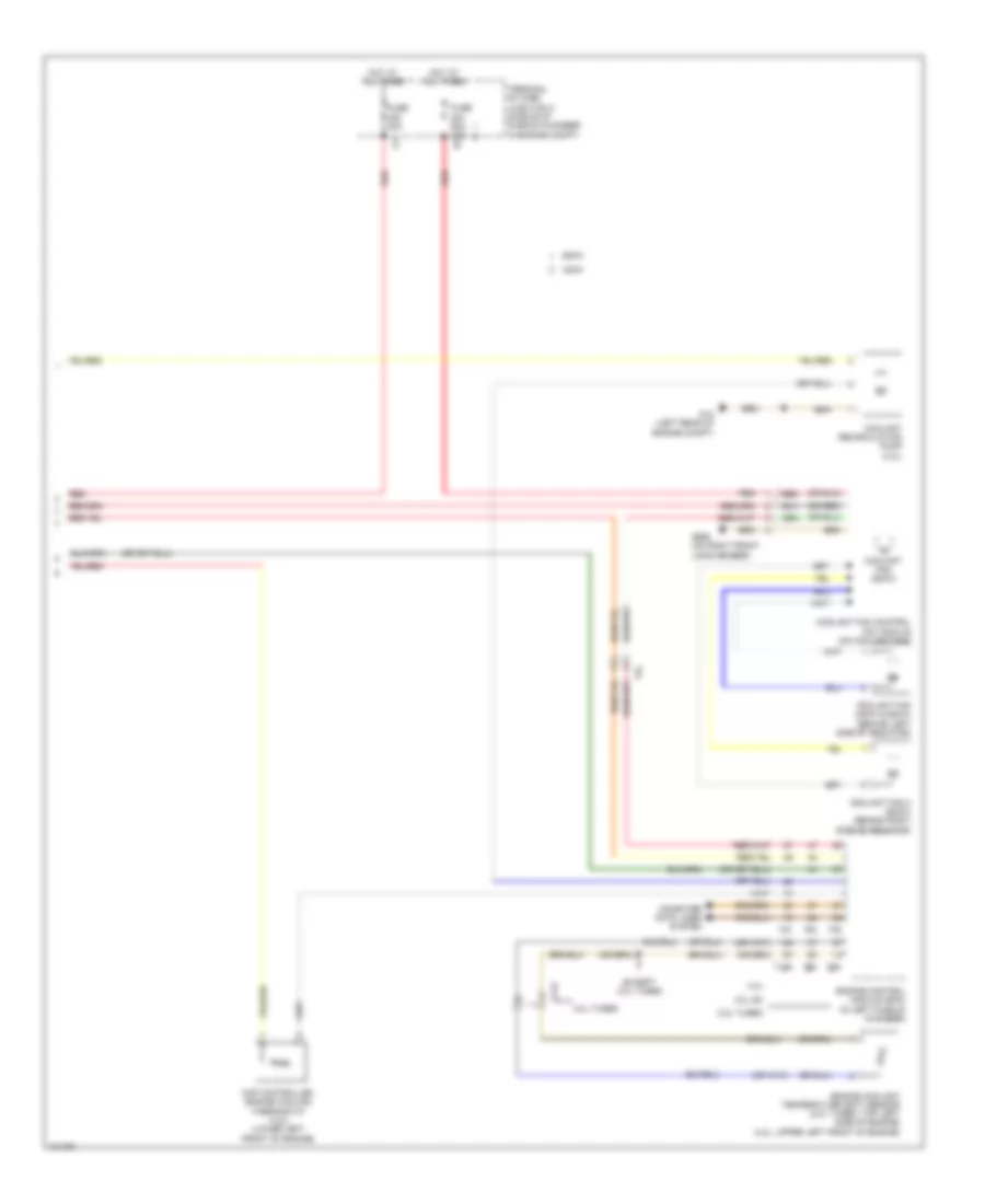 Cooling Fan Wiring Diagram 2 of 2 for Audi S5 Premium Plus 2014
