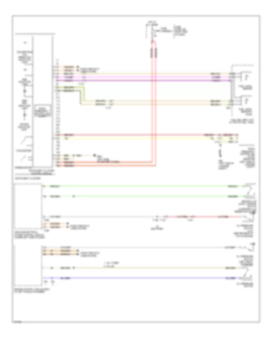 Instrument Cluster Wiring Diagram for Audi S5 Premium Plus 2014